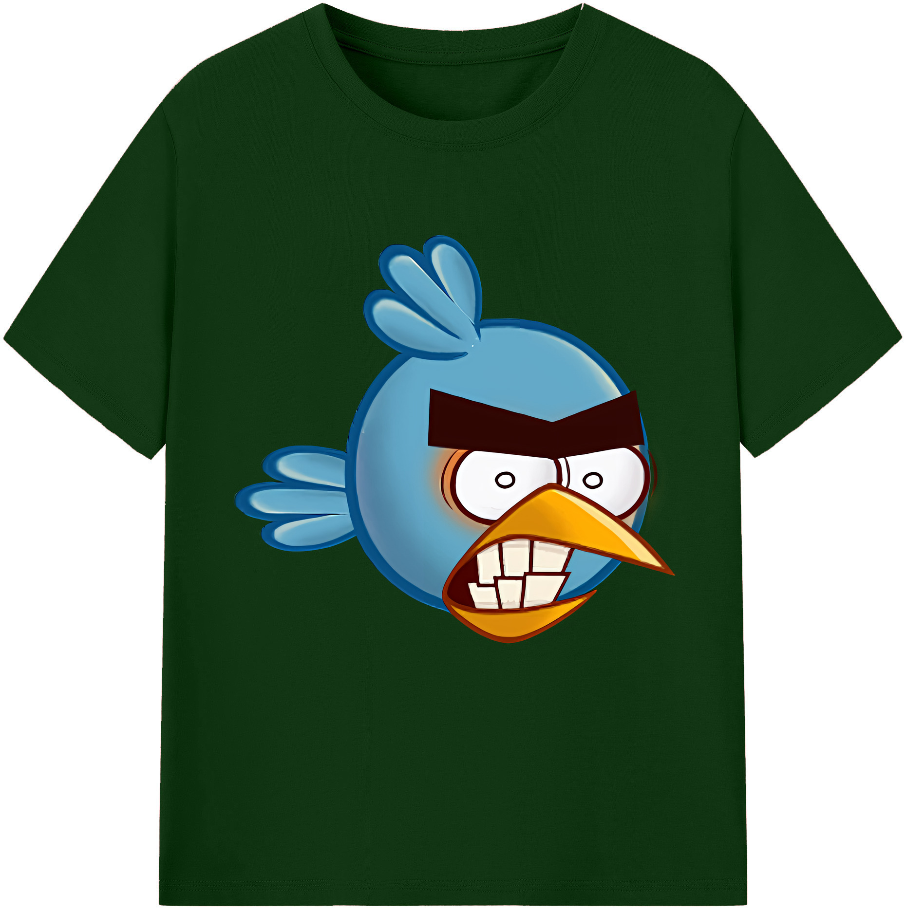 （画像用） Angry Birds アングリーバード 綿100％半袖Tシャツ（フロントプリント）